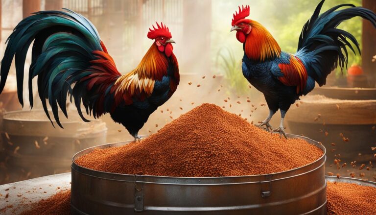 Pemberian Makanan dalam Sabung Ayam